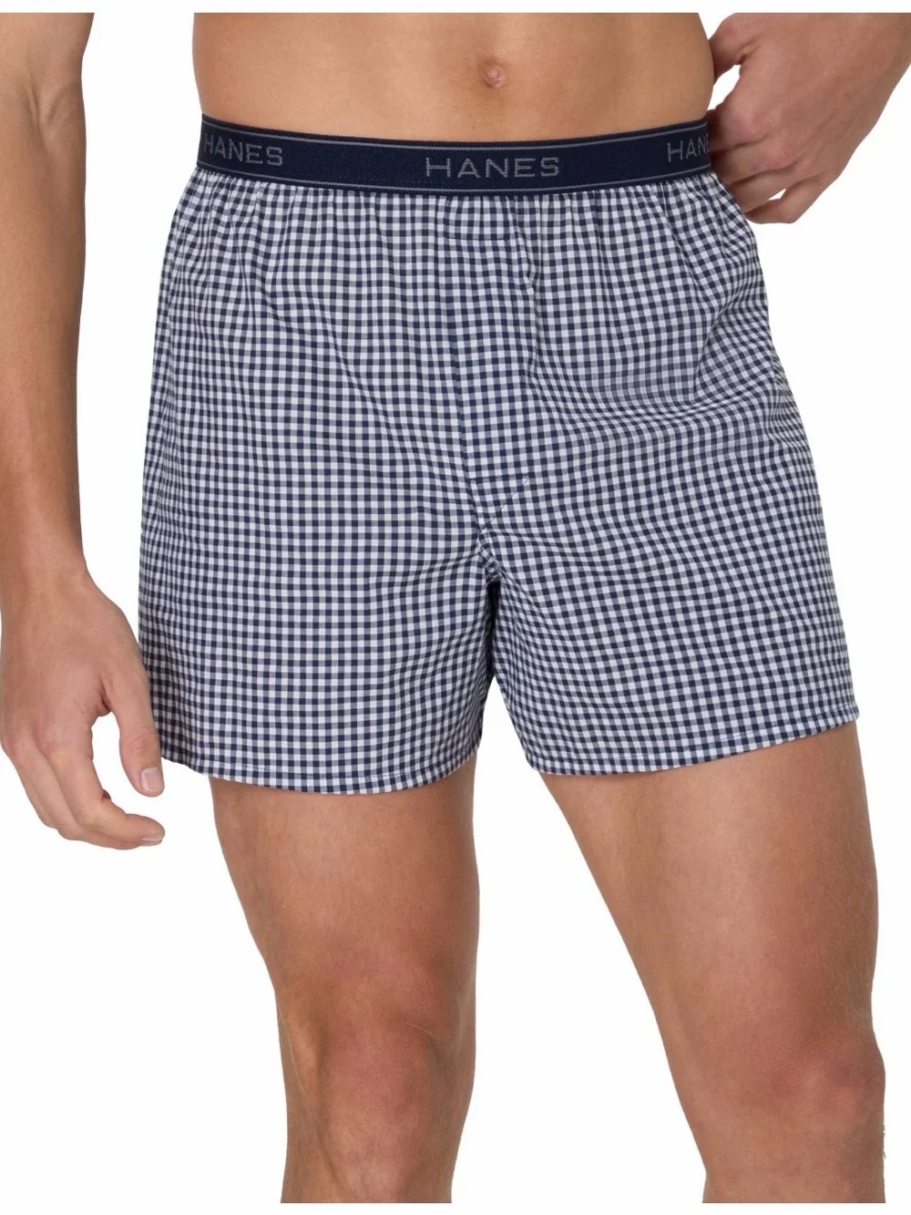 💜Hanes Men's Underwear Boxers 6-Pack, Cotton Stretch, Size: Small (28-30)